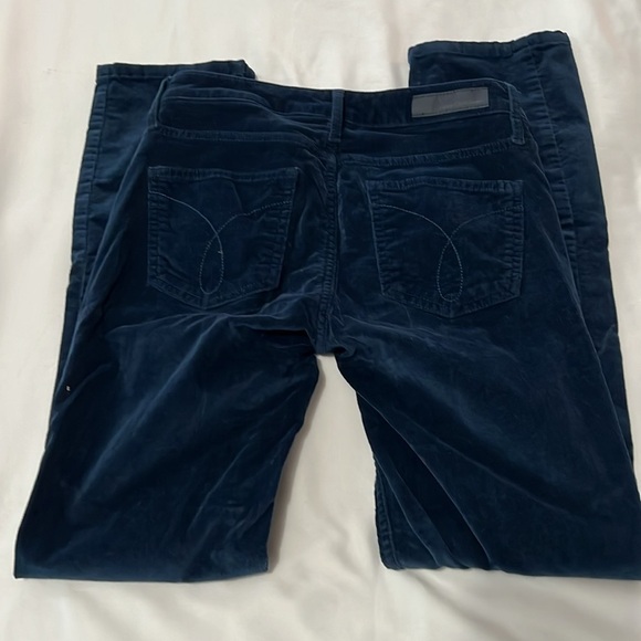 Calvin Klein Ultimate Skinny Teal Corduroy Jeans - Picture 2 of 4